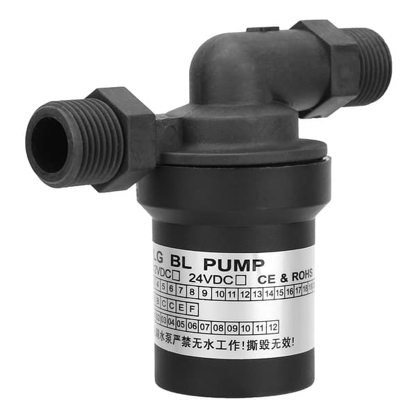 24v 18W DC Borstlös Solcellsdriven Högtemperaturvattenpump för Vattenberedare