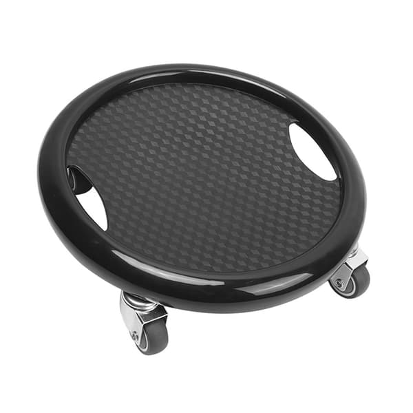 Core Slider Maghjul 4 rullar Gliding Discs för corestyrka Hemmaträningsutrustning, Svart