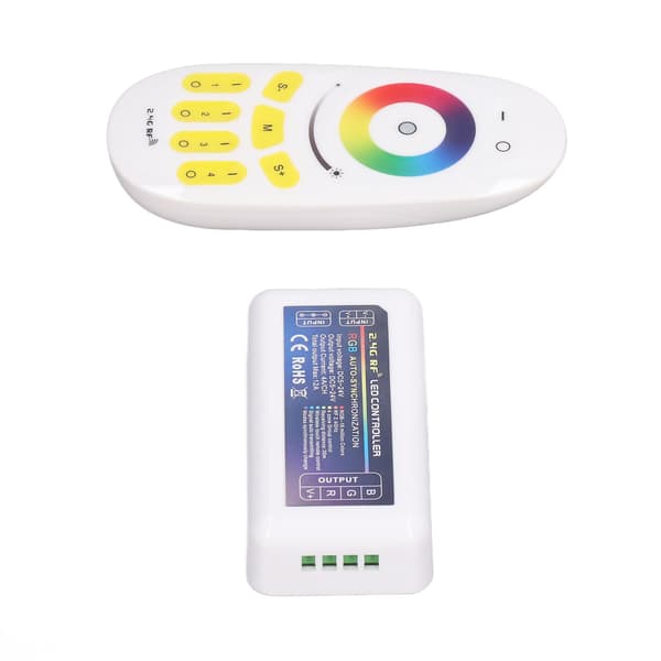 LED Controller DC524V 2.4G Quad Group Touch LED Strip Light Strip RGB Controller Kompatibel med MILIGHT
