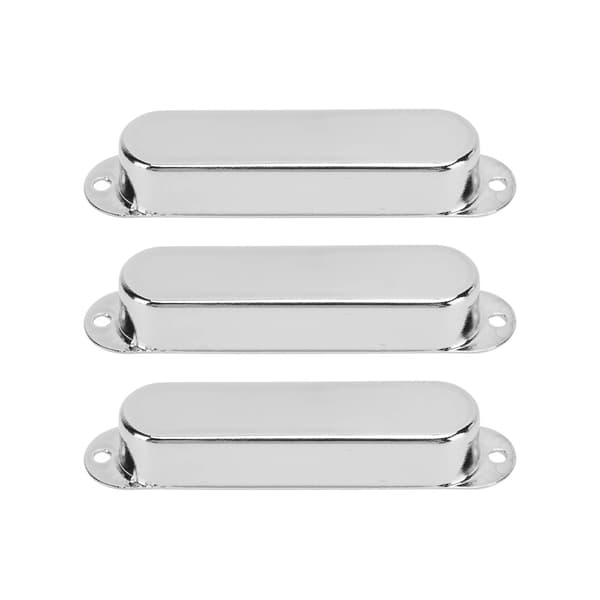 3-pack elgitarr single coil pickup-skydd koppar gitarrtillbehörssats silver