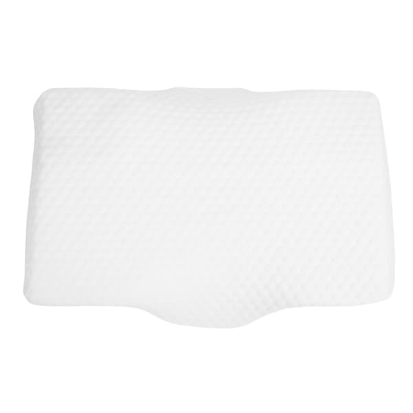 Memory Foam Cervical Kudde Ortopedisk Ventilerad Kudde för Vila, Sovrum, Vit, 52x30x10cm