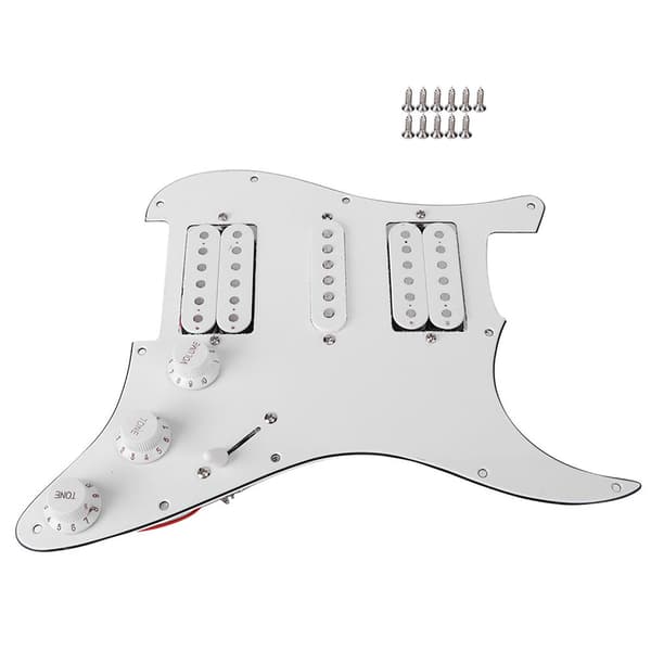 Elgitarrbräda Plektrumskydd Humbucker med HSH Pickup Förkopplad
