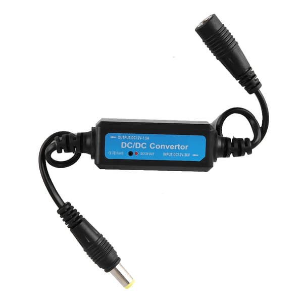12V 1.5A Kompakt DC-transformator Realtidsövervakning LED-spänningsregulatorstabilisator