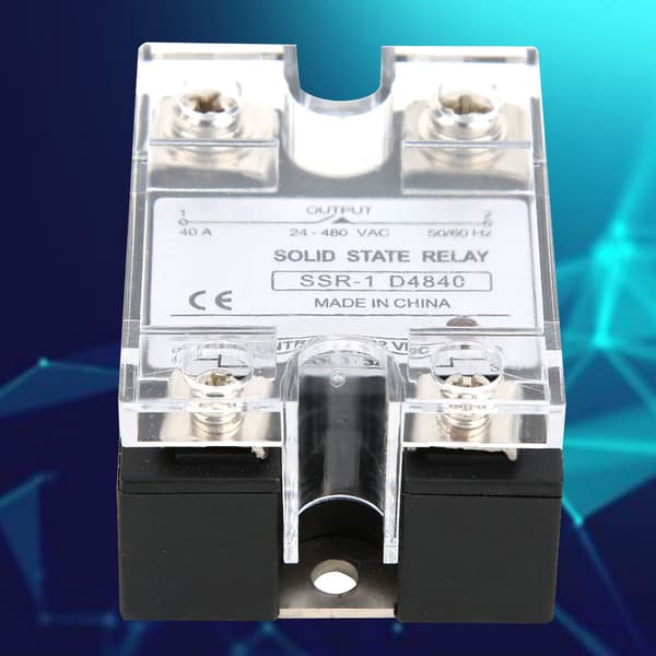 SSR-40-DA Solid State Relæ SSR Solid State Modul DC Styret AC 40A 3-32VDC