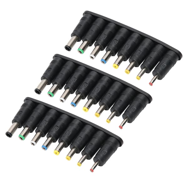 USB til DC 8-i-1 strømkabelsæt, udskiftelige stik, multispændingskabelsæt til computer og elektronik