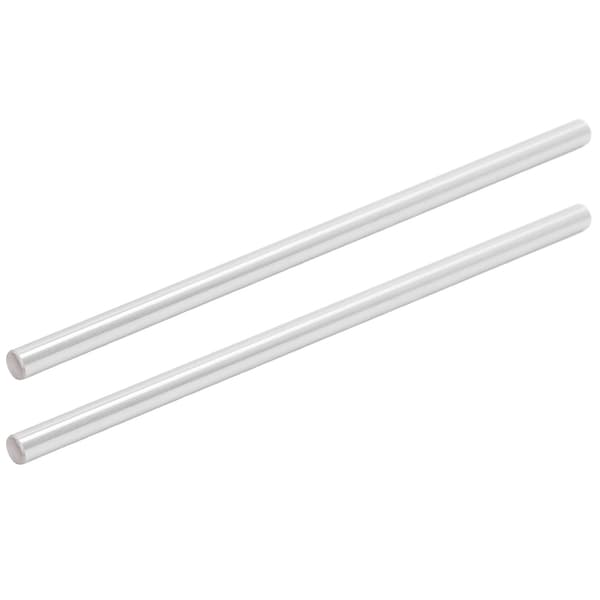 2 STK 8mm Lineær Aksel Høj Præcision Forkromet Stål Bevægelsesguide Cylinder til 3D Printer 500mm / 19.7in