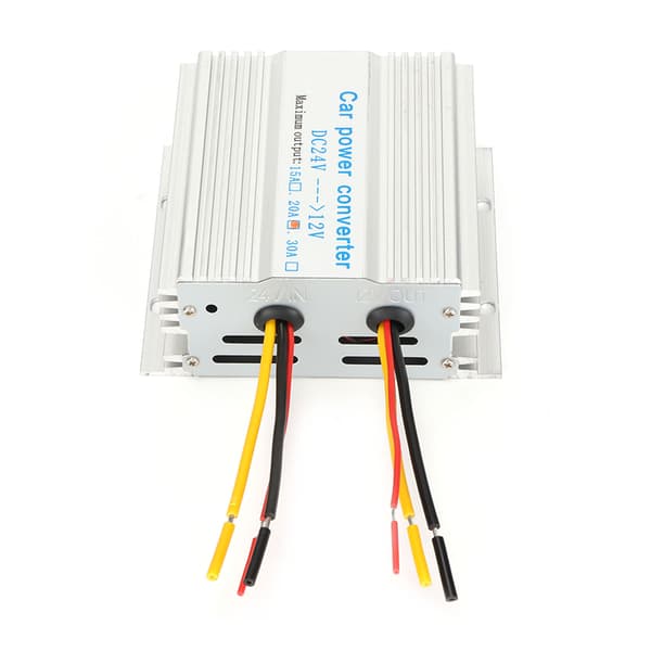 24V til 12V 20A 240W Bilstrømomformer DC-adapter til bus, lastbil, autocamper, solsystem