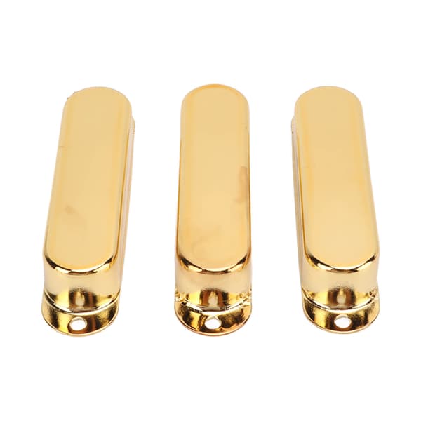 3 st elgitarr single coil pickup-skydd koppar musiktillbehörssats guld