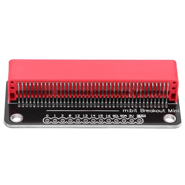 Förlängningskort Guldplätering MINI/Micro:bit Komponentdelar 2,54 mm stift (röd)