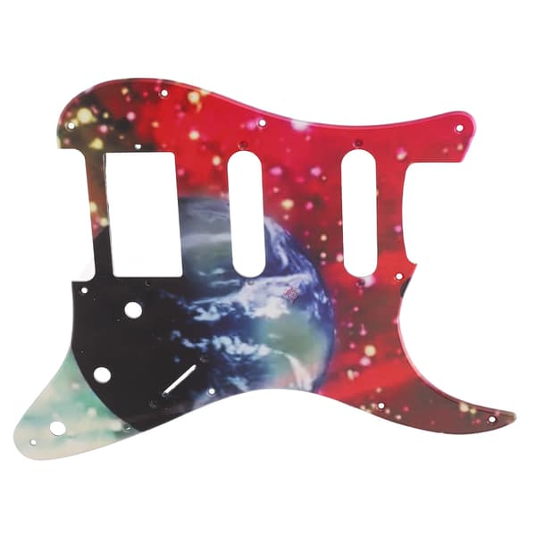 Elgitarr Plektrumskydd PVC Scratchplate Frontpanel Skydd Gitarrtillbehör