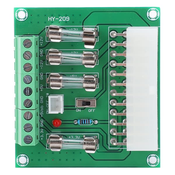 ATX Power Board Computerforsyning Adaptermodul 20Pin 24Pin til Computer Benchtop Desktop