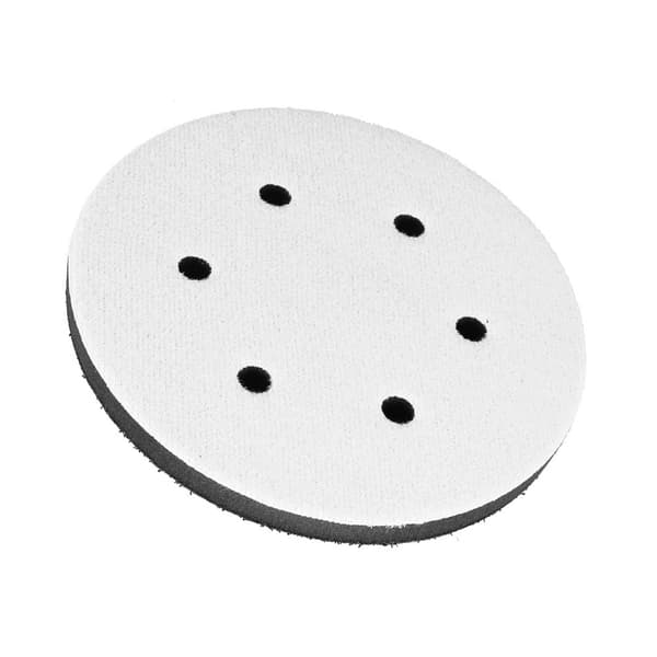 150 mm diameter blød buffer svampe-interfacepude til slibepuder (6 huller)