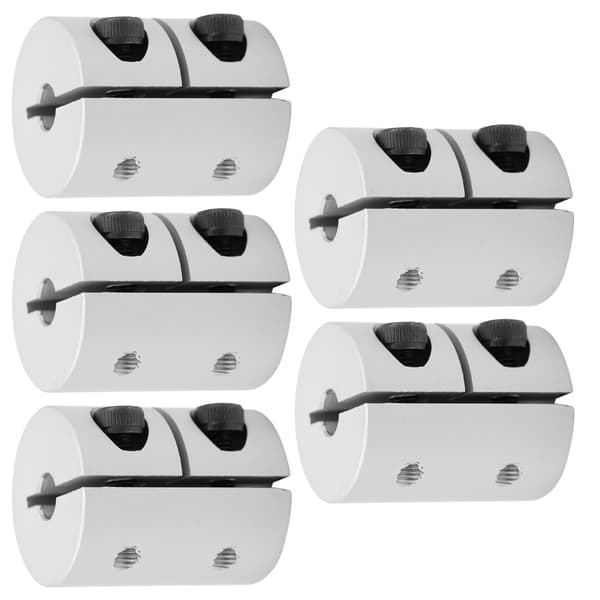 5 stk. akselkobling i aluminiumslegering til 3D-printer, servomotor, stepmotor