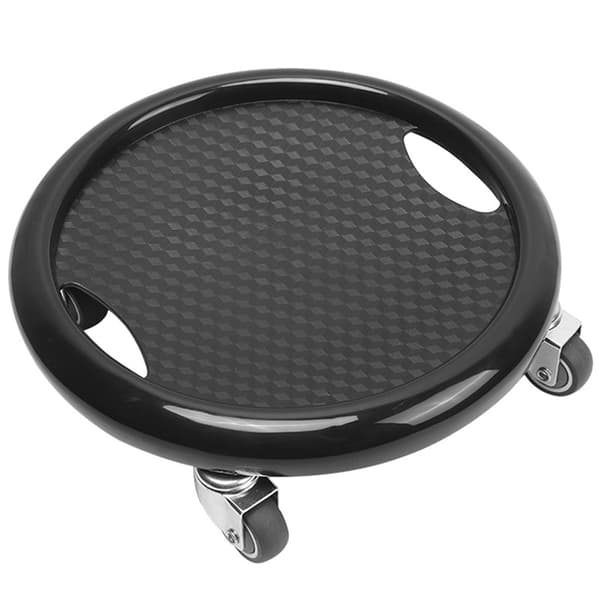 Core Slider Maghjul 4 rullar Gliding Discs för corestyrka Hemmaträningsutrustning, Svart