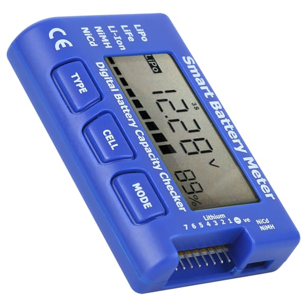 5-i-1 Intelligent Digital Batterimåler Batterikapacitetstester med LCD-display