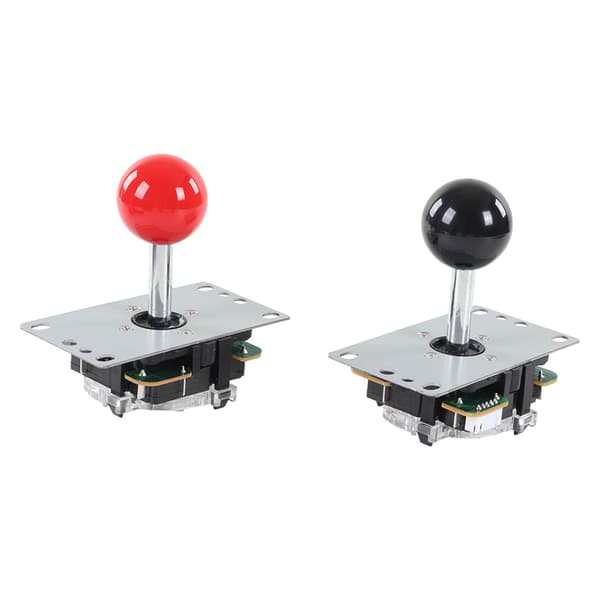 Gør-det-selv 2-spiller Arcade Joystick Sæt, USB Game Controller PCB, 30 Røde Sorte Trykknapper, Retro Gaming Konsolpakke