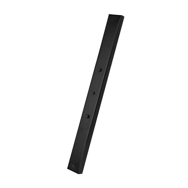 Loftlampe Pladeholder Beslag Base Rektangulær Form DIY Pendellampe Tilbehør Sort
