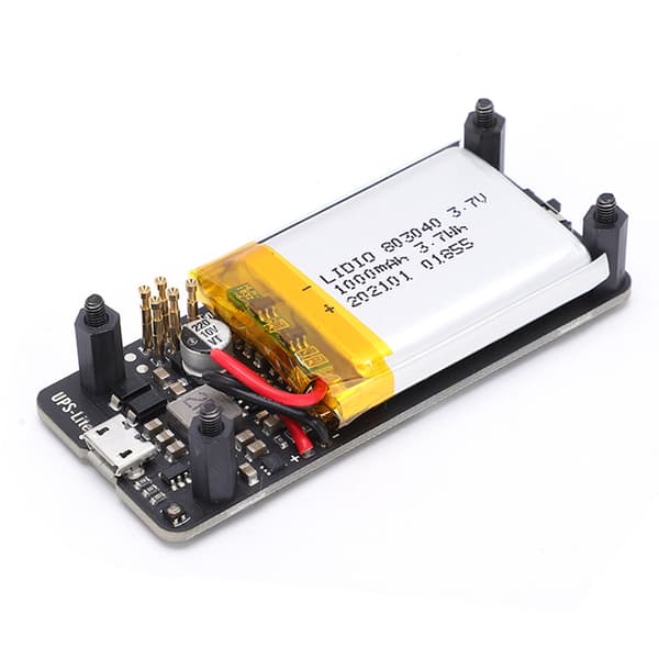 UPS HAT Power Board Batterioplader Modul til Raspberry Pi Zero, 5V
