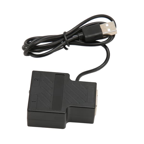 RJ45 Ethernet Splitter 1 til 2, 100Mbps LAN Adapter Hub med USB-strømkabel