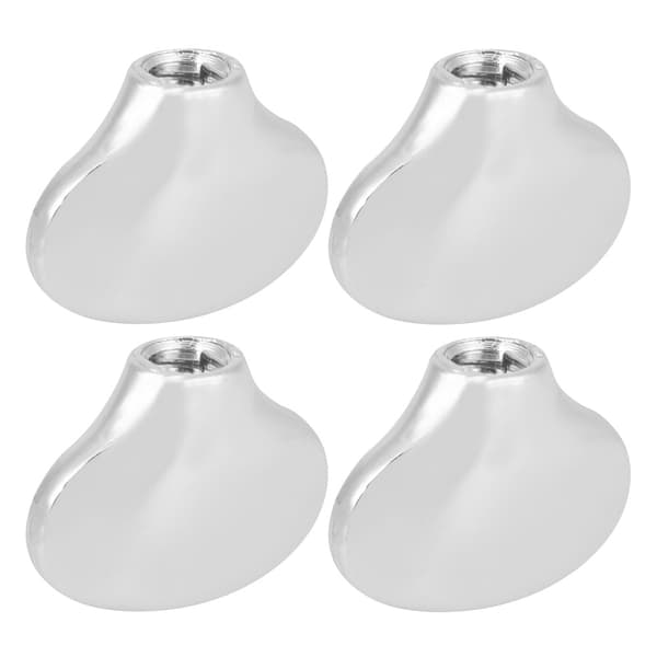 Silver Small Fish Tail Tuning Peg Cap för Ukulele Tuning Knob Handle Guitar Shaft Buckle
