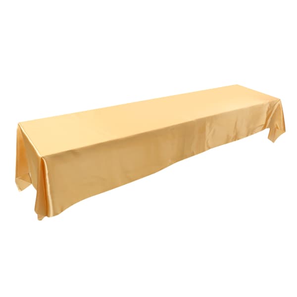 145x320cm Rektangulär Duk Bordsöverdrag Fläckresistent Bankett Bröllopsfest Dekor Guld