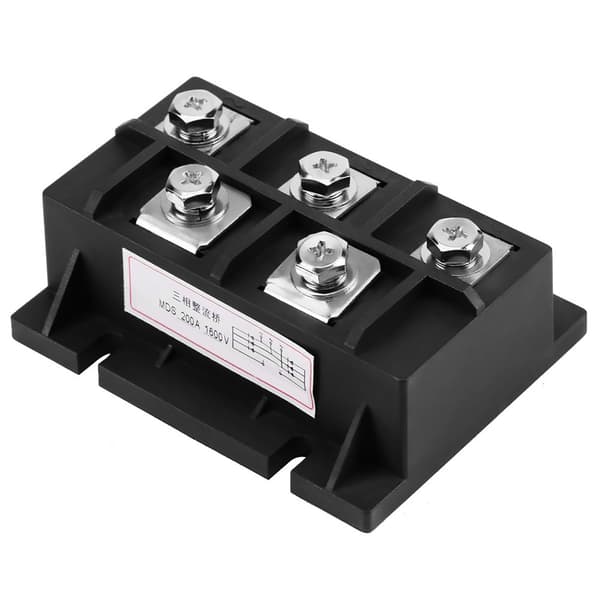 200A Amp 1600V MDS200A Trefaset Diodebroensretter Strømmodul