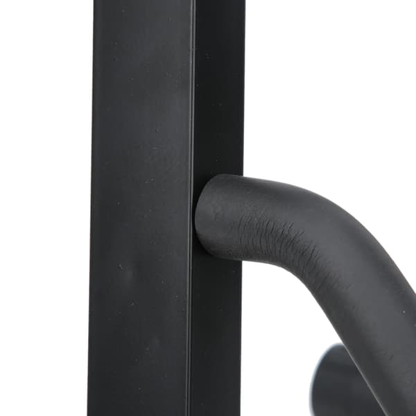 1-pack svart metall A-ram golvstående hopfällbart universellt gitarr bas ukulele instrumentstativ
