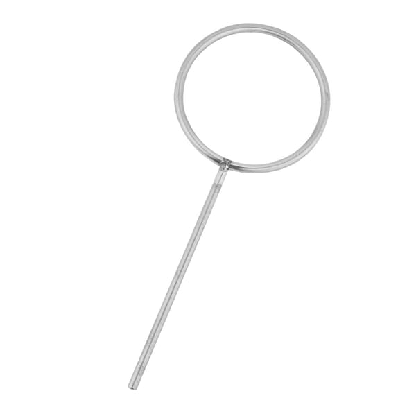 100 mm laboratorieunderstøttelse i rustfrit stål med lukket ring