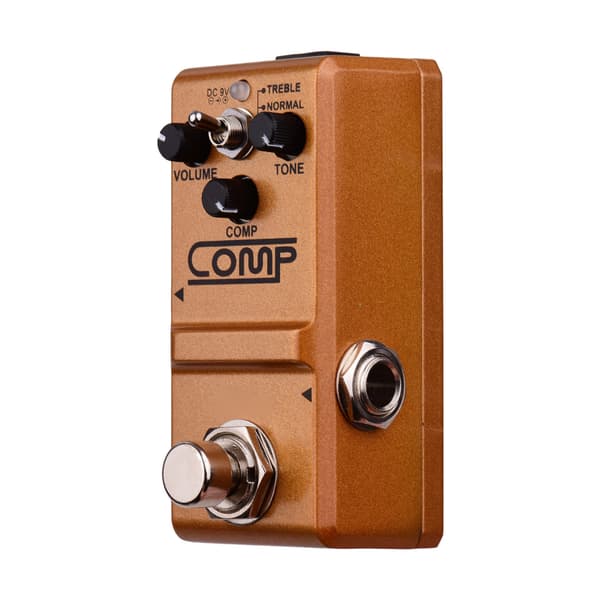 Rowin LN-333 Metallkompressor Gitarr Stompbox True Bypass FX Pedal 7.5x4.5x4cm 1-pack