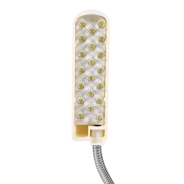Symaskinelys Svanehalslampe Magnetisk Baseafbryder Fleksibel Montering (20 LED'er)