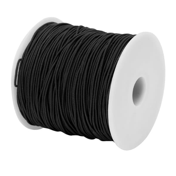 Sort elastisk tråd DIY perletråd perlesnor til armbånd smykkefremstilling håndværk
