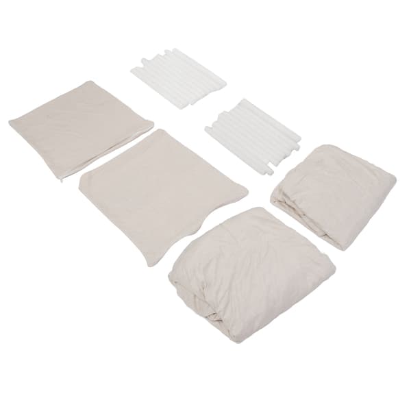 2-pack flexibla sofföverdrag, mjukt soffskydd, maskintvättbart, allround sofföverdrag, passar 3-sits 190-230 cm