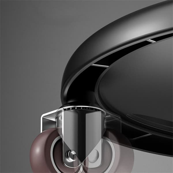 Core Slider Maghjul 4 rullar Gliding Discs för corestyrka Hemmaträningsutrustning, Svart