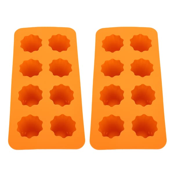 Halloween Spøgelse Silikoneform 8-Huls 3D Chokolade Slikbakke til Isterninger, Budding & Kagepynt