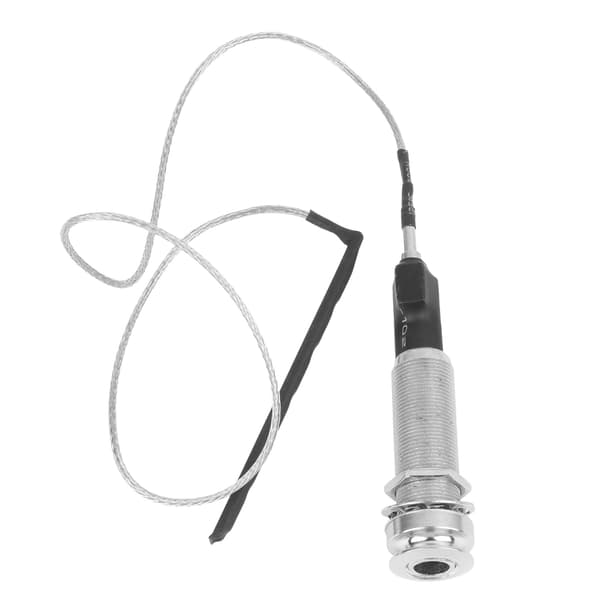 Akustisk gitarrpickup under sadel Piezo Pickup Stick med 6,35 mm Endpin Output Jack