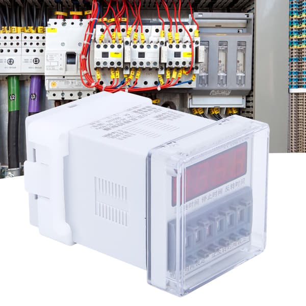 BERM JZF-10A LCD Tidsrelæ Motor CW/CCW Controller Timing Switch 0.1S-99H 12V AC/DC