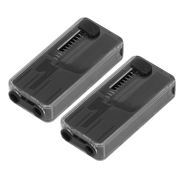 2 STK Sort Pebermynte Cigaret Burst Perle Pusher Etui DIY Rygetilbehørssæt