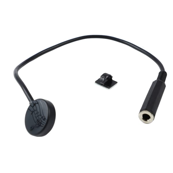 Akustisk Gitarr Pickup Svart Universal Trä Gitarr Kontakt Mikrofon Pickup för Stränginstrument