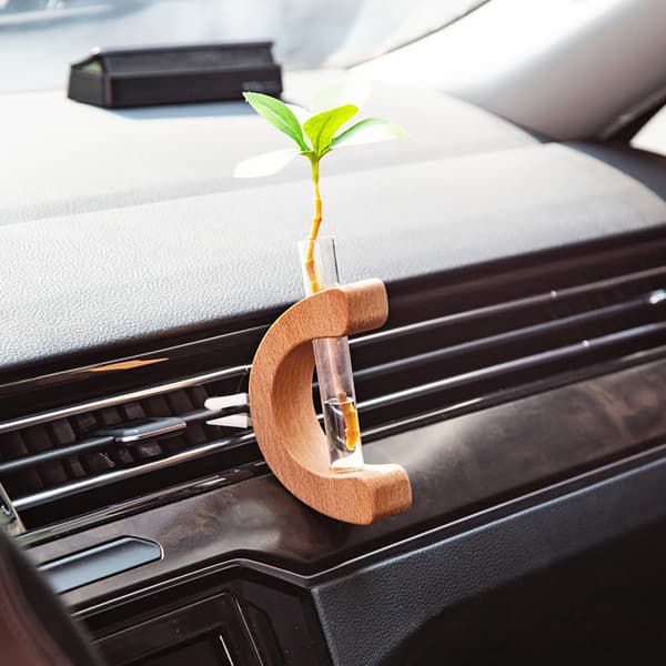 Bil Centerkonsol Brevvase, Biludluftningsblomsterholder til Aromaterapi, Mini Blomsterdekorationsflaske