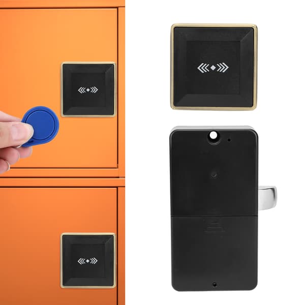 Smart Digital Lås RFID-kortsensor Säkerhetslås för bastu, badrum, garderob, arkivskåp