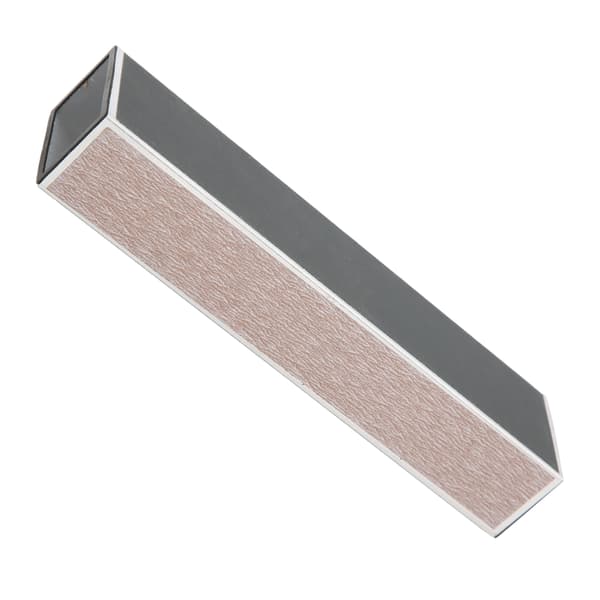 Silver Aluminiumlegering Gitarrbandslipbalk med Sandpapper Handavgradningsverktyg för Elektrisk Akustisk Basgitarr 1 st