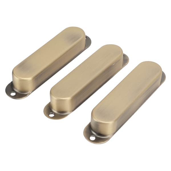 3 st elgitarr single coil pickup-skydd koppar cyan brons hårdvaruset