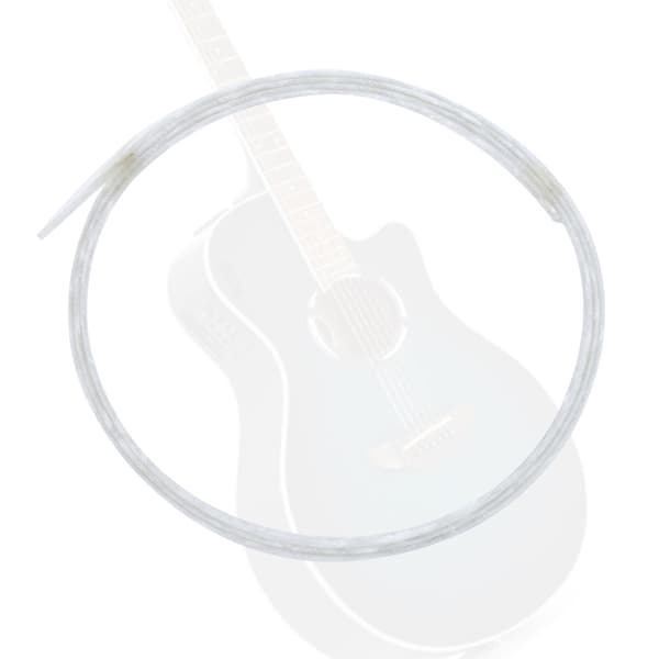 5 st högkvalitativ 6 mm bred celluloid vit pärla gitarrbindning purfling för akustisk gitarr