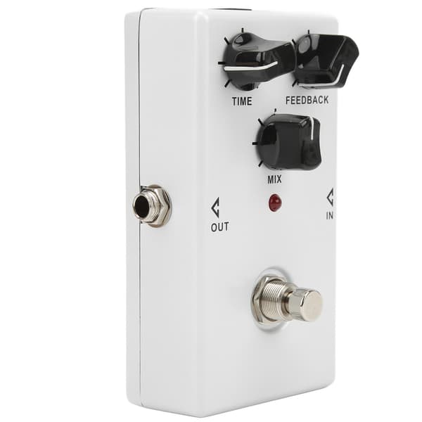 Delay Stompbox BBD Analog Krets för Elgitarr Mono Effekt med 3 Kontrollrattar 30mA