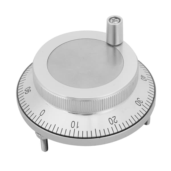 80mm 6-bens CNC Pulser Håndhjul 5V 100PPR Manuel Pulsgenerator Roterende Encoder