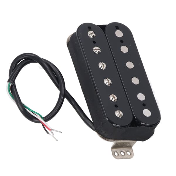 Humbucker Pickup 6-strängad dubbelspole ersättning för elgitarr 52 mm svart