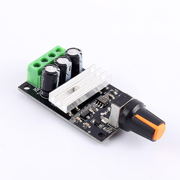 DC6-28V 3A Variabel Motorhastighed PWM Justerbar Regulator Controller Switch+Knob