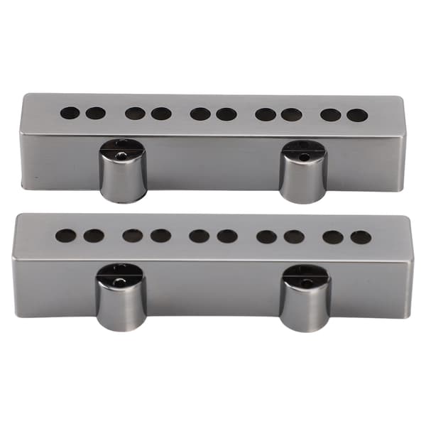 Basgitarr Pickup-skydd 5-strängad Elbas Reservdel Kromad ABS-plast 1 Par Hårdvarutillbehör