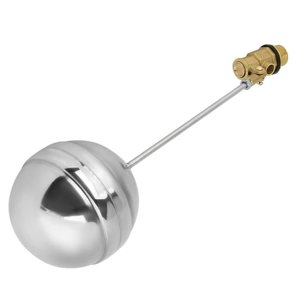 DN15 G1/2 Messing Han Gevind Vand Sensor Rustfrit Stål Flydekugleventil