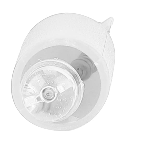10 st arkadspel tryckknapp LED-ljusbrytarkit - vit, 24 mm